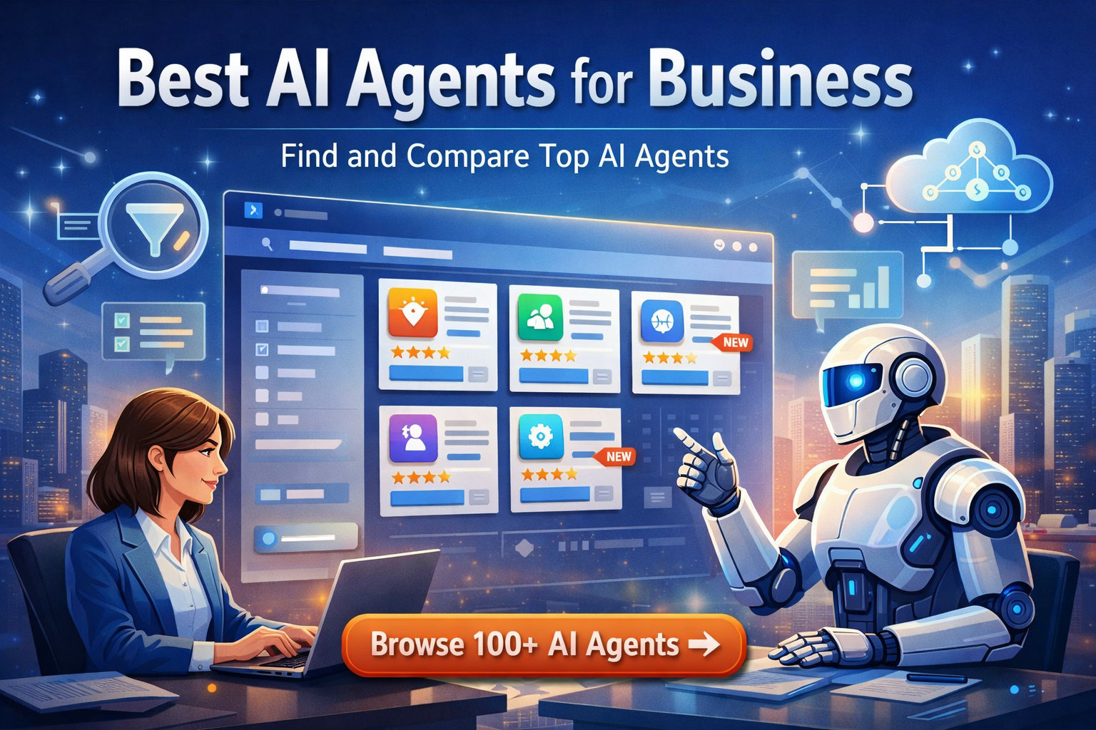 Best AI Agents for Business (2026 Guide): Where to Find Powerful AI Agents