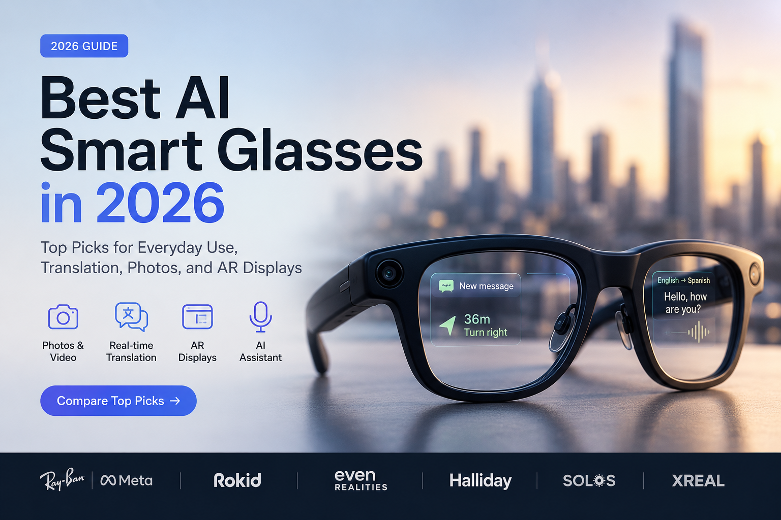 Best AI Smart Glasses in 2026